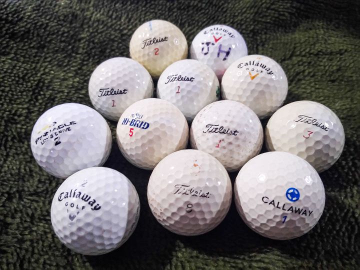 Professional Used Branded Golf Balls (Yellowish) per piece | Lazada PH