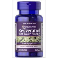 พร้อมส่ง Puritan Resveratrol 500 mg 30 softgels ของแท้ ?%