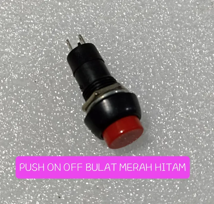 SAKLAR PUSH ON OFF BULAT SAKLAR PUSH TIPE ON OFF | Lazada Indonesia