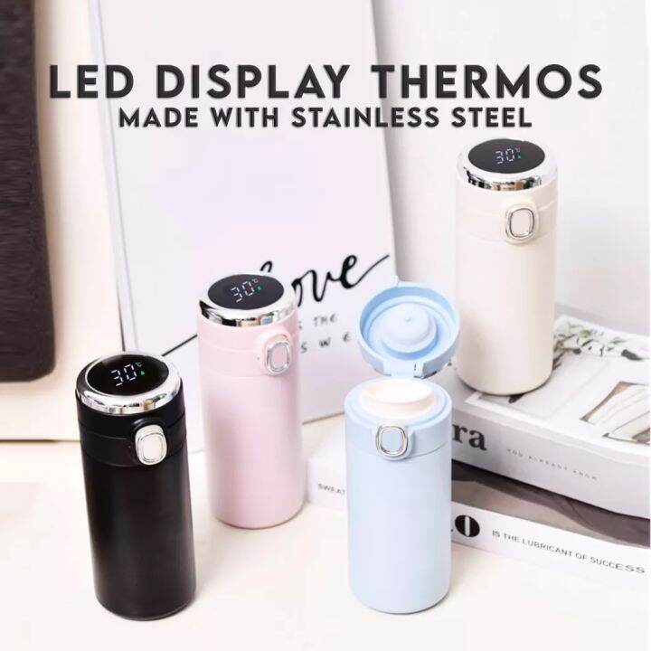 420ml Smart Led Temperature Digital Display 304 Stainless Thermos ...