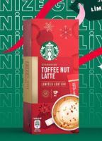 Starbucks Toffee Nut Latte Limited Edition จำนวน 4 ซอง(4x23g) มีกล่อง(กล่องบุบ) Exp. 16/9/2023