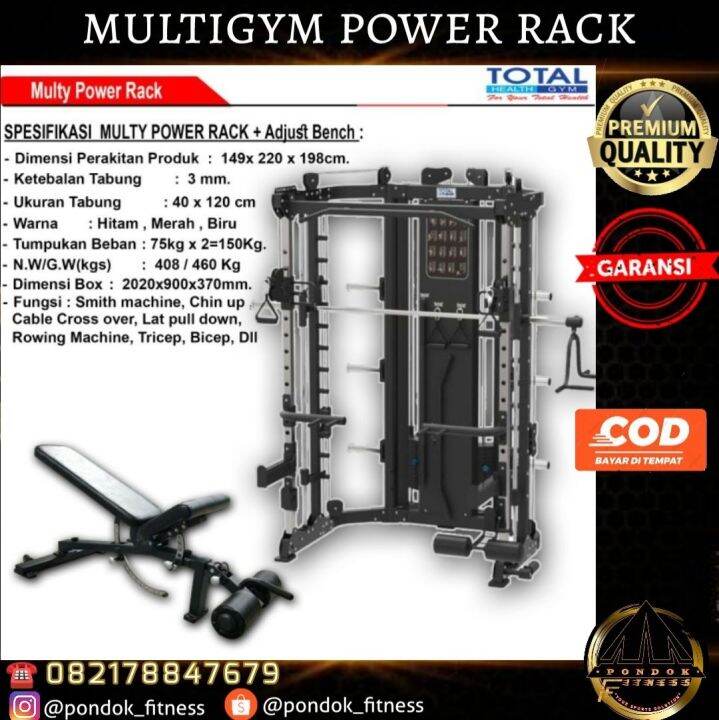 Sport Plus Kraft Station/HOMEGYM Con Peso Regolabile Da 4,5 A 55 - Foto 6