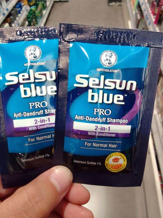 Selsun Blue Pro 6ml Anti Dandruff Shampoo Sachet Lazada PH