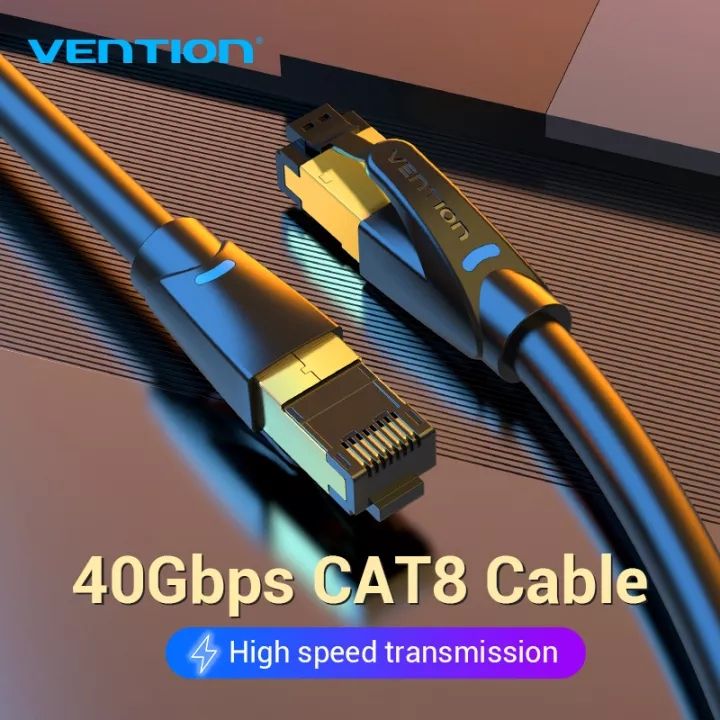 Vention CAT8 Ethernet Cable 40Gbps 2000MHz CAT 8 Networking Cotton
