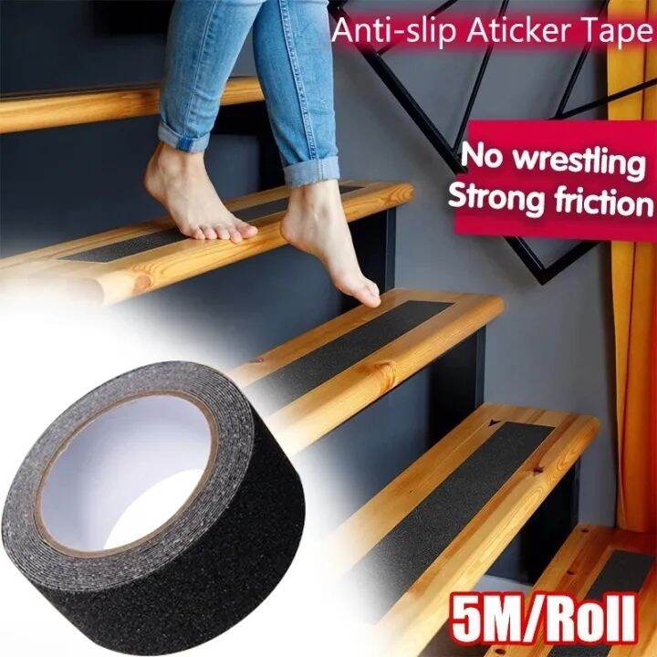 5M/Roll AntiSkid Strip Outdoor AntiSkid Sticker High Friction Stair