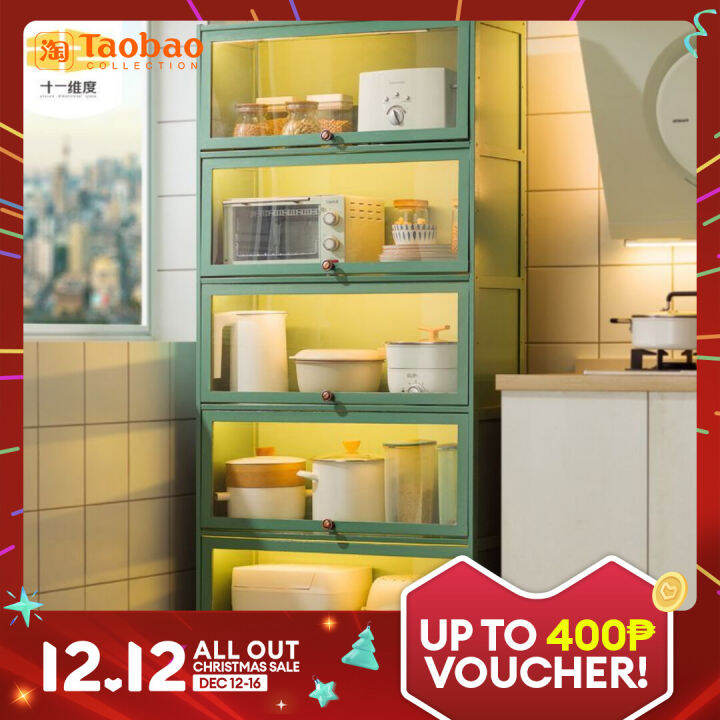 11Dimensional Kitchen Storage Rack Floor MultiLayer Storage Rack