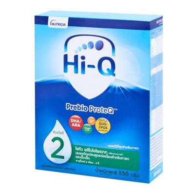 Hi-Q ไฮคิว พรีไบโอโพรเทก ( สูตร 2 ) นมผงดัดแปลงสูตรต่อเนื่องสำหรับทารกและเด็กเล็ก ช่วงวัยที่ 2
ขนาด 550 กรัม 1 กล่อง