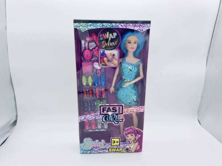 ตุ๊กตาบาบี้-fashion-girl-พร้อมอุปกรณ์ตกแต่ง-ราคากล่องละ-109-บาท