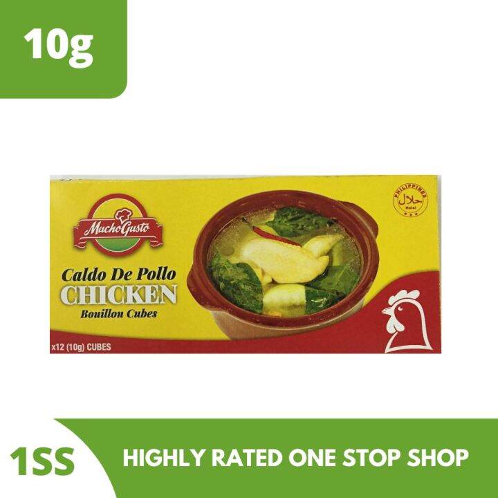 Mucho Gusto Caldo De Pollo Chicken Bouillon Cubes, 10g Lazada PH