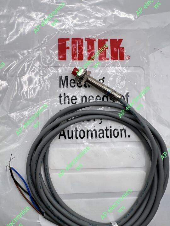 เซ็นเซอร์fotek-m8-npn-สวิตช์ความใกล้ชิดทรงกระบอก-pm08-02n-pm08-02