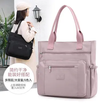 VOGUZY Women Laptop Tote Bag Nylon Handbag Purse Work Bags