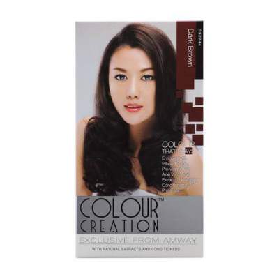Amway COLOUR CREATION Permanent Hair Colours - Dark Brown 150ml