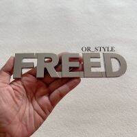 โลโก้ FREED ขนาด 17x4cm (สีโครเมียม)