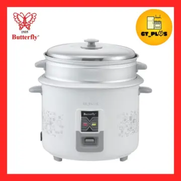 New Butterfly Stainless Steel SS Inner Pot Rice Cooker BRC SS150