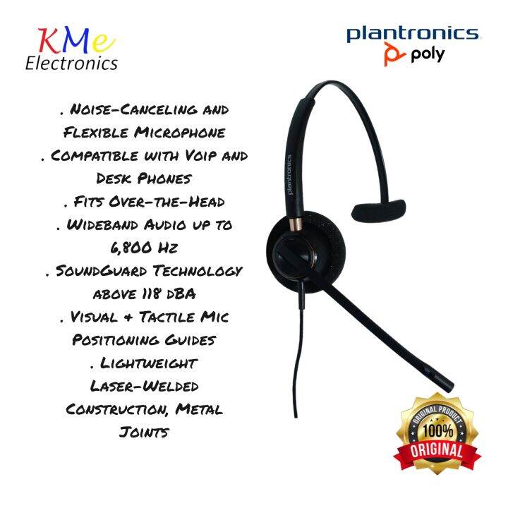 thumbnail image 2 of Poly Plantronics HW510 EncorePro Headset 2 of 11