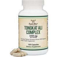 Double Wood Tongkat Ali Complex ( Longjack ) 1020mg per Serving, 120 Capsules