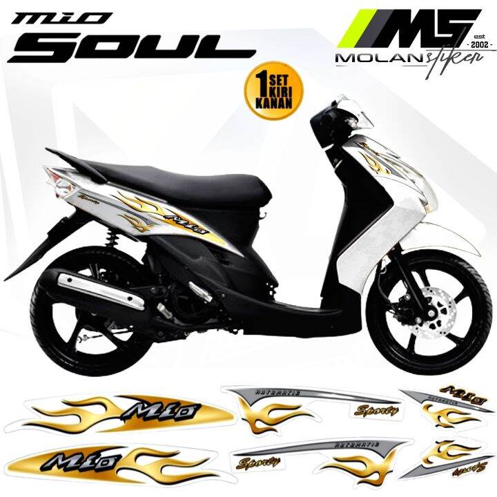 Decal Sticker Striping Variasi Mio Soul Api Mio Soul Karbu Mio Soul Mio Soul Lama