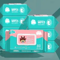 Paper tissue ่ wet wet fabric envelope lm-80 PCs cool towel tissue ่ wipe cleaner for child wrap Big gentle formula soft casual non-irritant