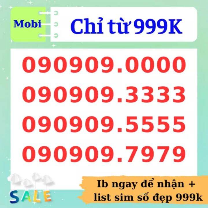 Xả Kho Sim Số Đẹp Giá Rẻ Khuyến Mãi Vào Mạng Tốc Độ Cao Không Giới Hạn Dung  Lượng Miễn Phí Cả Năm | Lazada.Vn