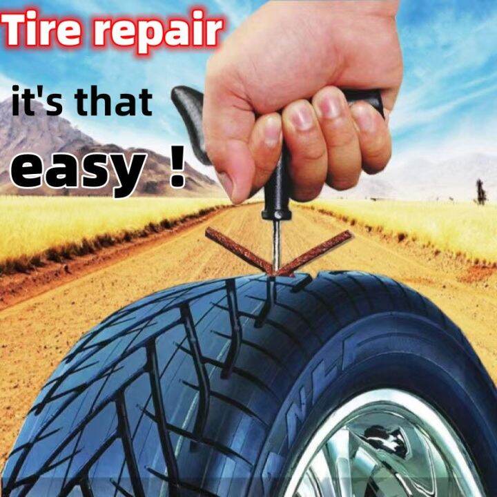 7 Tire Diagnostic Repair Kit For Car Motorcycle Electric Vehicle Vacuum