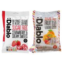 Diablo  Sugar free ?Fruit Flavours Toffee Candy / strawberry &amp; cream candy? strawberry