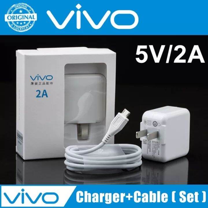 Original Vivo Charger 5V2A Android Fast Charging Quick Charger With Micro Android Usb Cable
