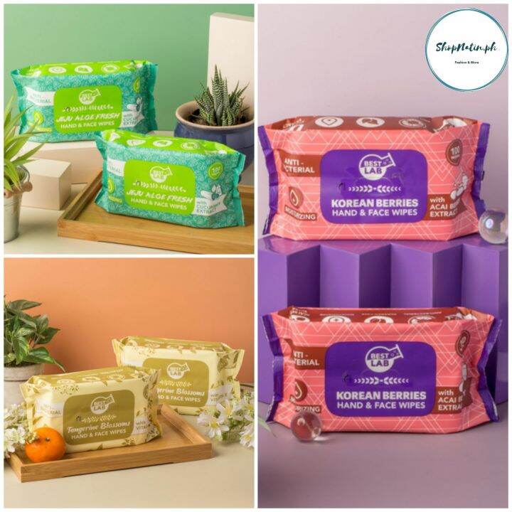 Best Lab Hand and Face Wipes Multipurpose Baby Wipes Antibacterial 100