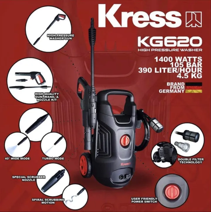 KRESS KG620 PRESSURE WASHER Lazada PH