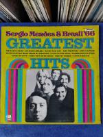 LPBOX 34 :Sergio Mendes &amp; Brasil66 : GREATEST HITS : แผ่นต้นฉบับเดิม แผ่นเสียง vinyl Lp 33rpm 12"สภาพกำลังฟังได้ดีมีเสียงก๊อบแก๊บบ้างตามควรได้รับการตรวจสอบ