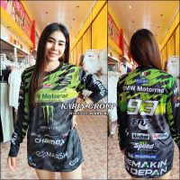 NEW HOT‼️⚽️เสื้อกีฬาแขนยาว พิมลาย ผ้าไมโคร สีสันสวยสดใส [KARIN.group]