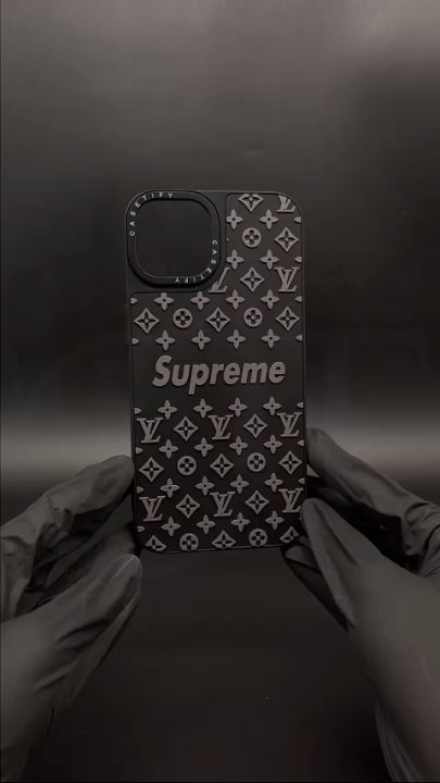 louis vuitton supreme white Case iPhone 14 | 14 Plus | 14 Pro | 14 Pro Max  Case