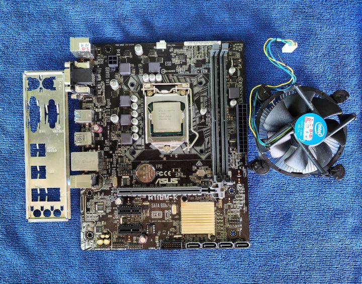 cpu-core-i5-asus-h110m-k-พร้อมพัดลม-และฝาหลังตรงรุ่น