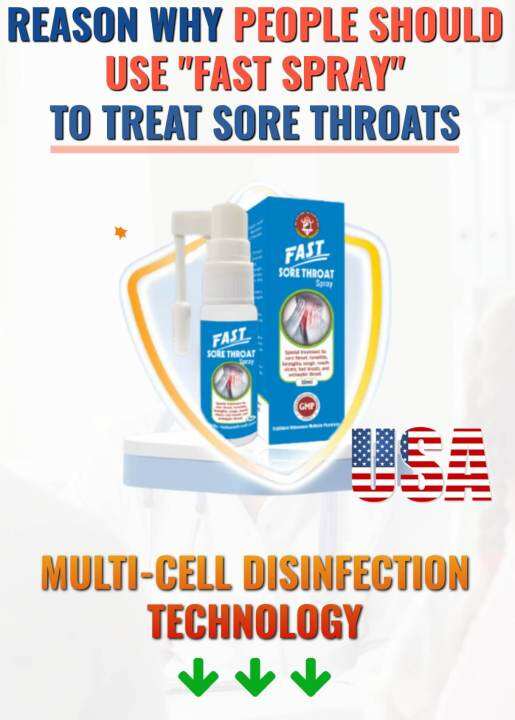 FAST SORE THROAT SPRAY SORE THROAT TREATMENT Lazada PH