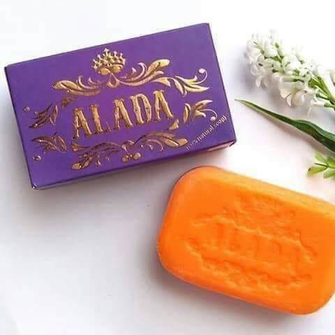 สบู่อาลาดา-alada-instant-whitening-soap-1ก้อน-160กรัม-ด้วยสารสกัดจากธรรมชาติ-สารสกัดนาโนมะเฟือง-สารสกัดขิงขาว-คอลลาเจน-สาหร่าย-ใช้ทำความสะอาดได้ทั้งผิวหน้าและผิวกาย-ใช้เป็นประจำเช้าและเย็น-บำรุงและให้