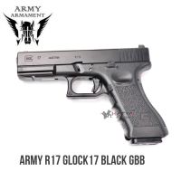 ARMY R17 GLOCK17 BLACK GBB แถมอุปกรณ์พร้อมเล่นครบชุด,บีบีกันอัดแก๊ส