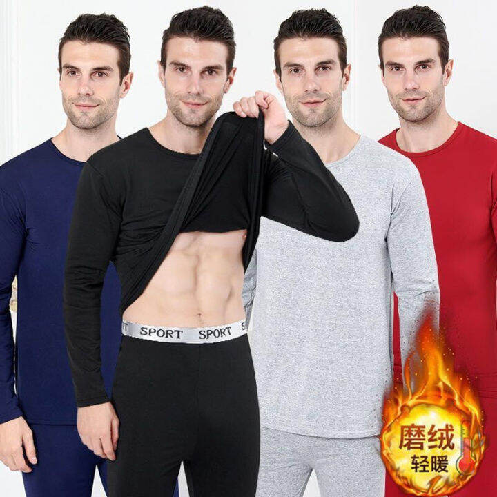 High Elastic Autumn and Winter Youth Thermal Underwear Suit Men's