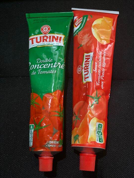 TURINI Double Concentrate Tomato Paste/Sauce in a tube 200g Lazada PH