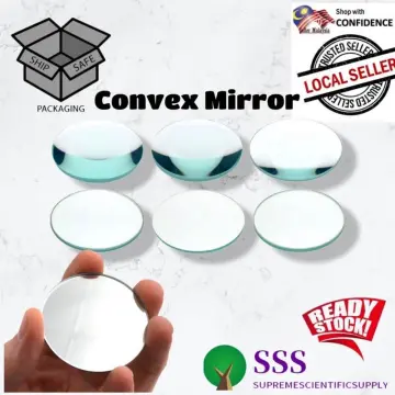 🔥[Ready stock]🔥Convex Mirror(Diameter-5cm/7.5cm/10cm),Focal Length-5cm, 10cm,15cm,20cm,30cm