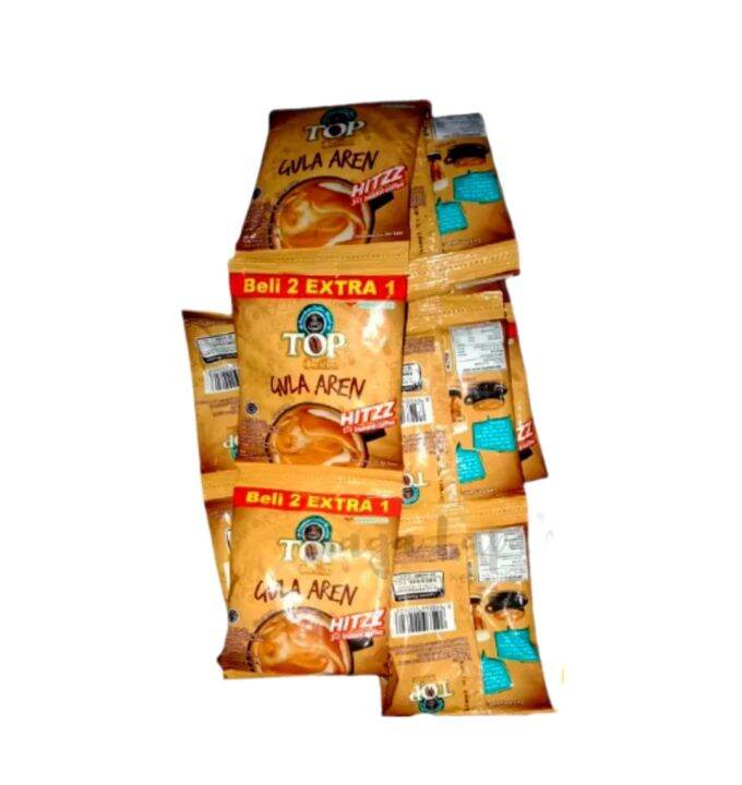 15 PCS TOP KOPI GULA AREN KEMASAN 22 GRAM RENTENG | Lazada Indonesia