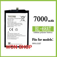 BL-68AT แบตเตอรี่ TECNO สำหรับTecno POVA 2/ LE7/ bl-68at/ ความจุแบตเตอรี่ 7000mAh สินค้ารับประกันคุณภาพ