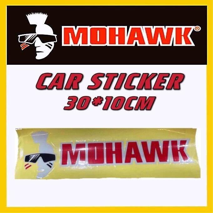 MOHAWK CAR STICKER 30x10CM Lazada