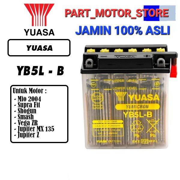 AKI MOTOR SUPRA X LAMA 100, LEGENDA, AKI SMASH TITAN, SHOGUN 110 YB5L-B