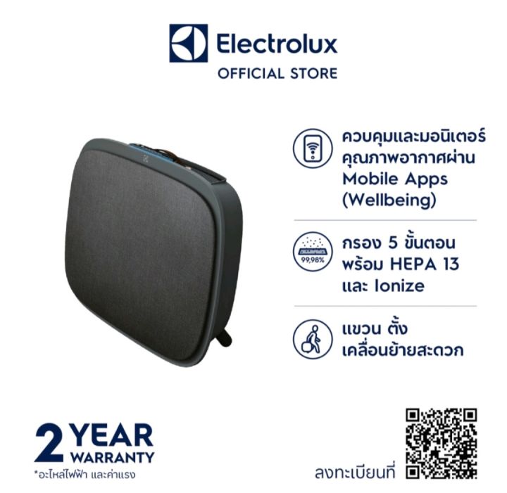 เครื่องฟอกอากาศ-electrolux-ยับยั้งเชื้อไวรัส-สำหรับห้องขนาดไม่เกิน-45-ตรม