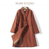 เสื้อโค้ท OVERCOAT โค้ทวูลกันหนาว โค้ทยาว ❄️แบรนด์✨IKUMI STUDIO ✨ Japan (WY1050)