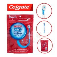 ?พร้อมส่ง? แปรงสีฟันพร้อมยาสีฟันแบบพกพา Colgate Wisp Max Fresh