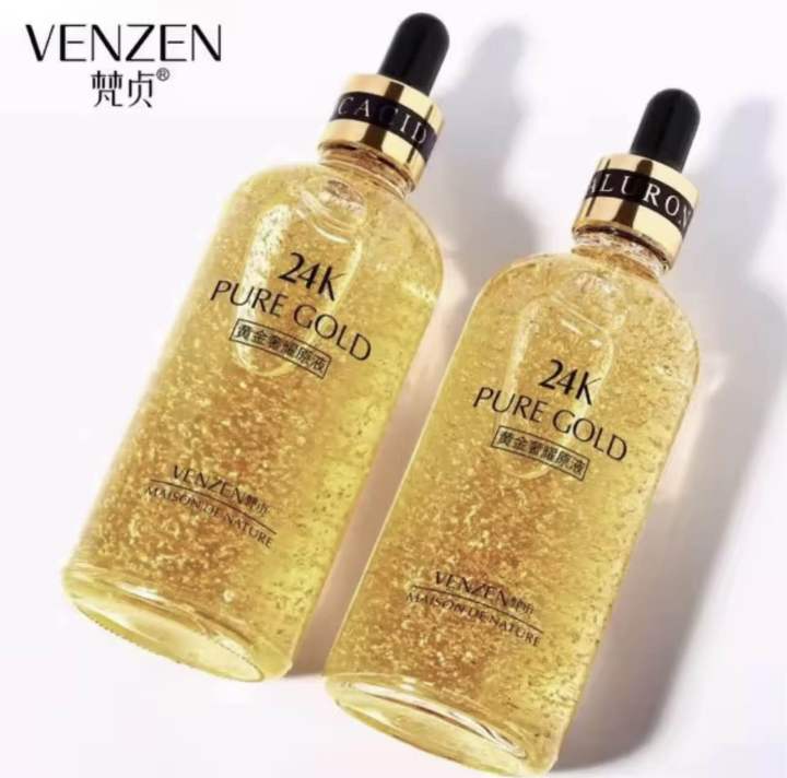 เซรั่มเพียวโกลด์-veze-24k-pure-gold-serum-100ml-เซรั่มทองคำบริสุทธิ์-24k-หน้าเนียนกระจ่างใส-ด้วยคุณค่าจากทองคำ-แพคเกจใหม่