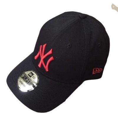 New Era 9forty Adjustable Cap ดำโลโก้แดง