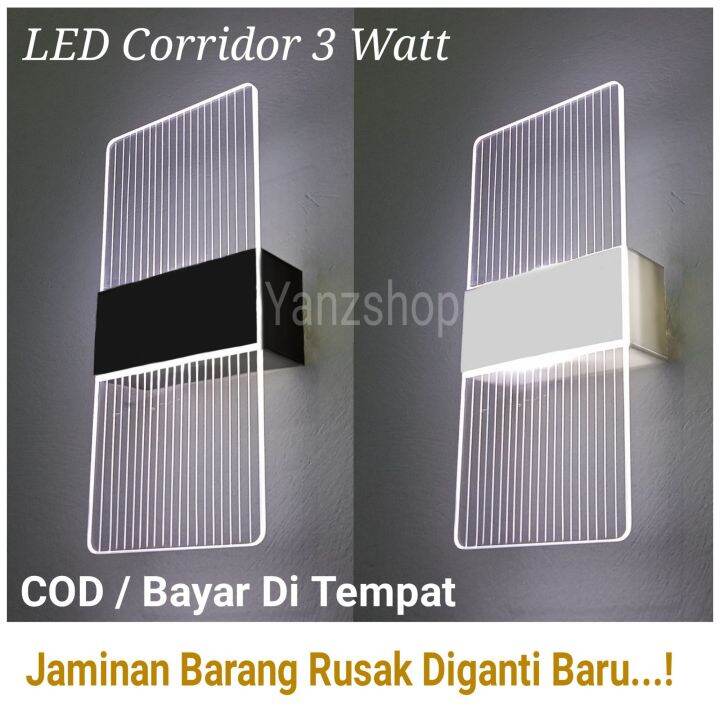 Lampu Hias Dinding Led Corridor Light W Lampu Tempel Minimalis