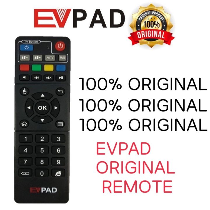 EVPAD EPLAY Remote Control ORIGINAL for EVpad 3S 3Max /3plus 2S  Pro+ Plus 5S 5P 5MAX Lazada