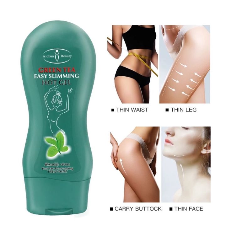 Aichun Beauty Green Tea Easy Sliming Hot Gel Original Lazada